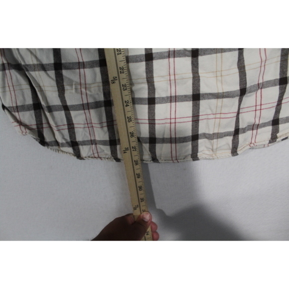 St. John Bay Men Button Down White Gray Size XXL - Picture 4 of 7